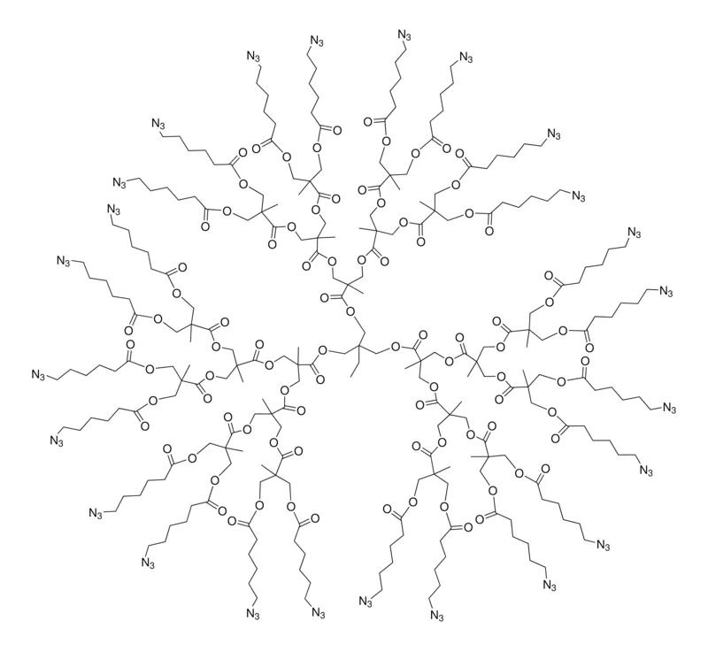 Sigma-Aldrich bis-MPA-Azide dendrimer，三羟甲基丙烷核心，第三代
