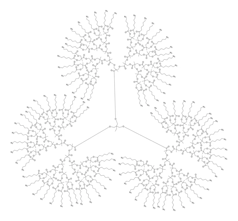 Sigma-Aldrich bis-MPA-Azide dendrimer，三羟甲基丙烷核心，第5代