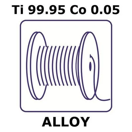Sigma-Aldrich Titanium/Cobalt,钢丝,Ti 99.95%/Co 0.05%,直径0.25 mm,长度0.5 m,拉伸回火