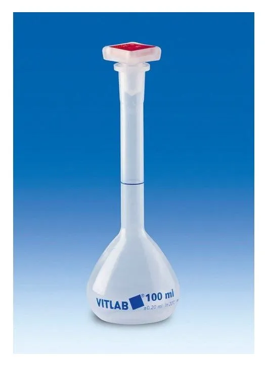 VITLAB PP B级容量瓶（带磨口塞）