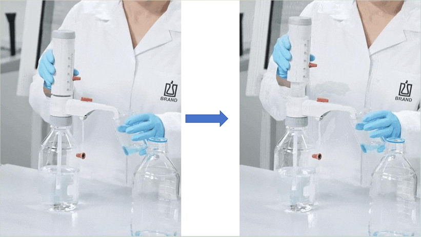 BRAND Dispensette® S系列瓶口分液器,专门为安全的试剂瓶分液而设计~